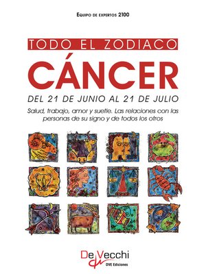 cover image of Todo el Zodiaco. Cáncer